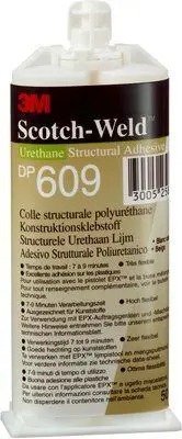 Produktfoto 1 von 3M Scotch-Weld DP609 Flüssig Braun, für Polymethyl-Methacrylat (PMMA), Polycarbonat, Klebend, 48 ml