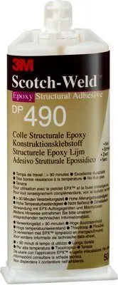 Produktfoto 1 von 3M Scotch-Weld DP490 Flüssig Schwarz, für Metall, Kunststoff, Holz, Stein, Keramik, Glas, Klebend, 50 ml