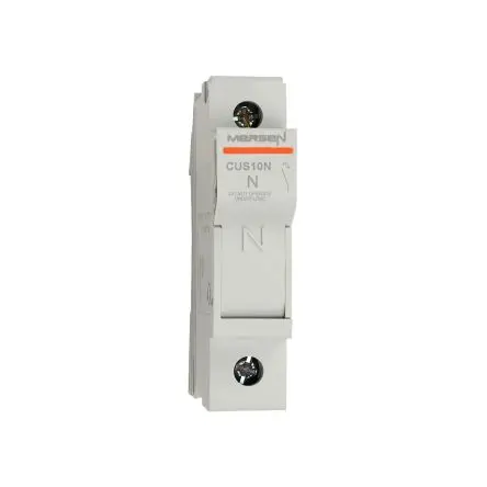 Mersen Sicherungshalter für Hutschienenmontage Anti-Vibration-Ausführung 10 x 38 mm Modulostar CUS10 32A 1 kV ac/dc,