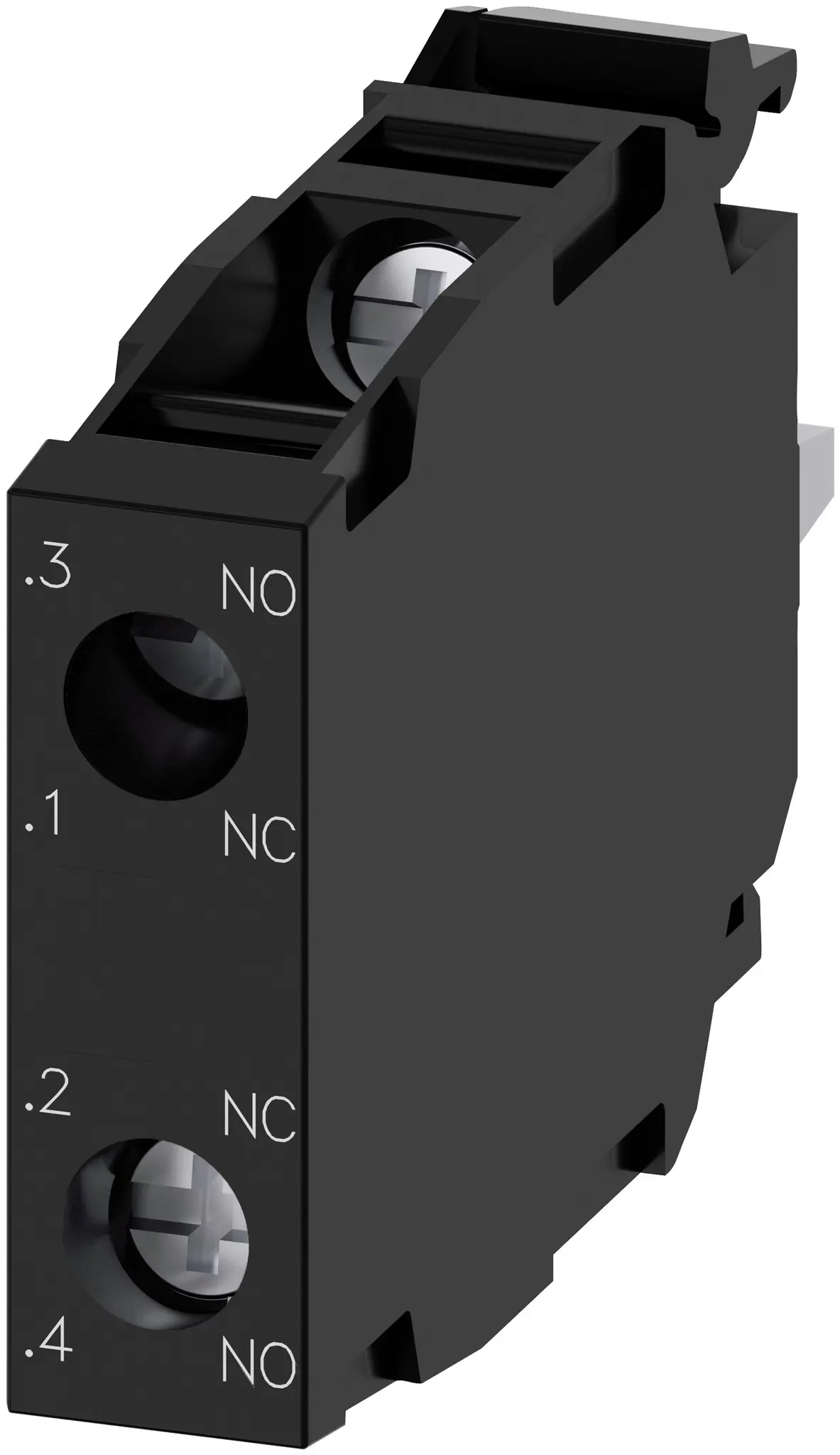 Produktfoto 1 von Siemens SIRIUS ACT 3SU14 Kontaktblock 1 Wechsler 5 → 500V ac/dc Schraubanschluss