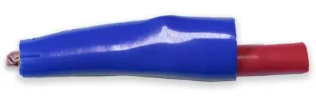 Mueller Electric Kupfer 8 mm Krokodilklemme, Blau, 10A Polyvinylchlorid Isoliert