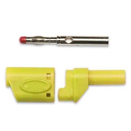 Produktfoto 1 von Mueller Electric 4 mm Stecker Gelb Bananenstecker, 60V 20A Lot