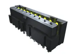 Produktfoto 1 von Samtec LS2 Leiterplattenleiste Gerade, 10-polig / 2-reihig, Raster 2 mm Raster Oberfläche, Platine-Platine, Ummantelt