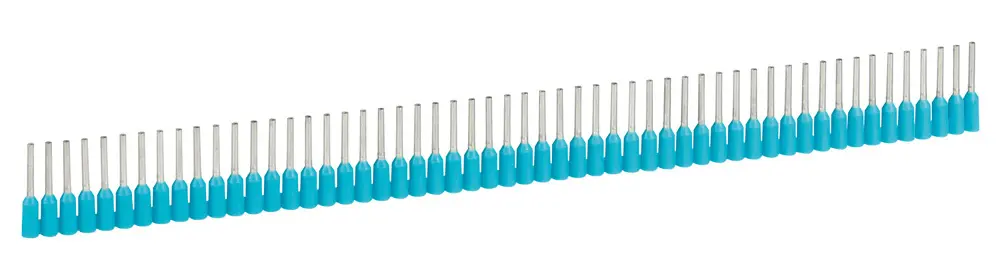 Produktfoto 1 von Legrand Starfix Aderendhülsen-Crimp, Stift ø 1.1 mm, Türkis, 8 mm, 14.5 mm, Isoliert