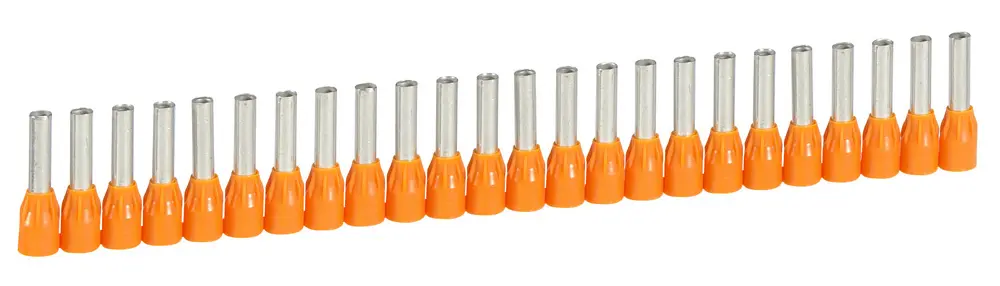 Produktfoto 1 von Legrand Starfix Aderendhülsen-Crimp, Stift ø 3.2 mm, Orange, 12 mm, 21 mm, Isoliert