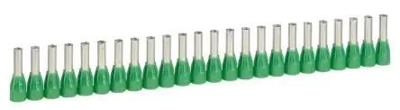 Produktfoto 1 von Legrand Starfix Aderendhülsen-Crimp, Stift ø 3.9 mm, Grün, 12 mm, 23 mm, Isoliert