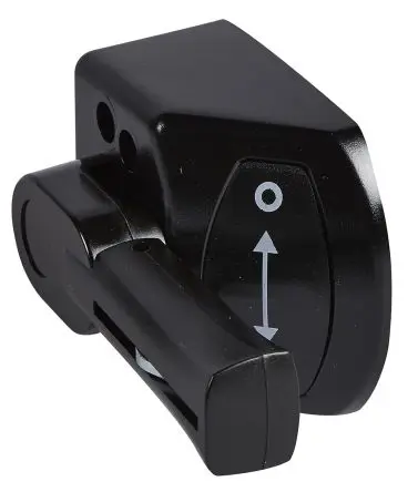 Produktfoto 1 von Legrand Schwarz Vistop Drehgriff