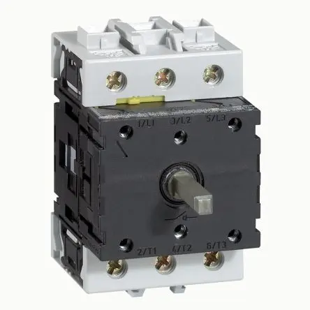 Produktfoto 1 von Legrand 0 221 Trennschalter 2-polig DIN-Hutschiene 50A Grau 3-phasig