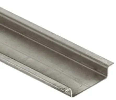 Produktfoto 1 von Legrand Stahl DIN-Hutschiene Ungelocht, H. 7.5 mm B. 35mm, L. 2 m
