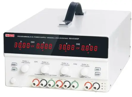 Produktfoto 1 von RS PRO Digital 3 Digital 30V LAN, RS232, USB Labornetzgerät 5 A