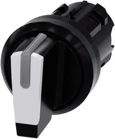 Produktfoto 1 von Siemens SIRIUS ACT 3SU10 Wählschalterkopf Beleuchtet 3-Positionen 22 mm Rastend