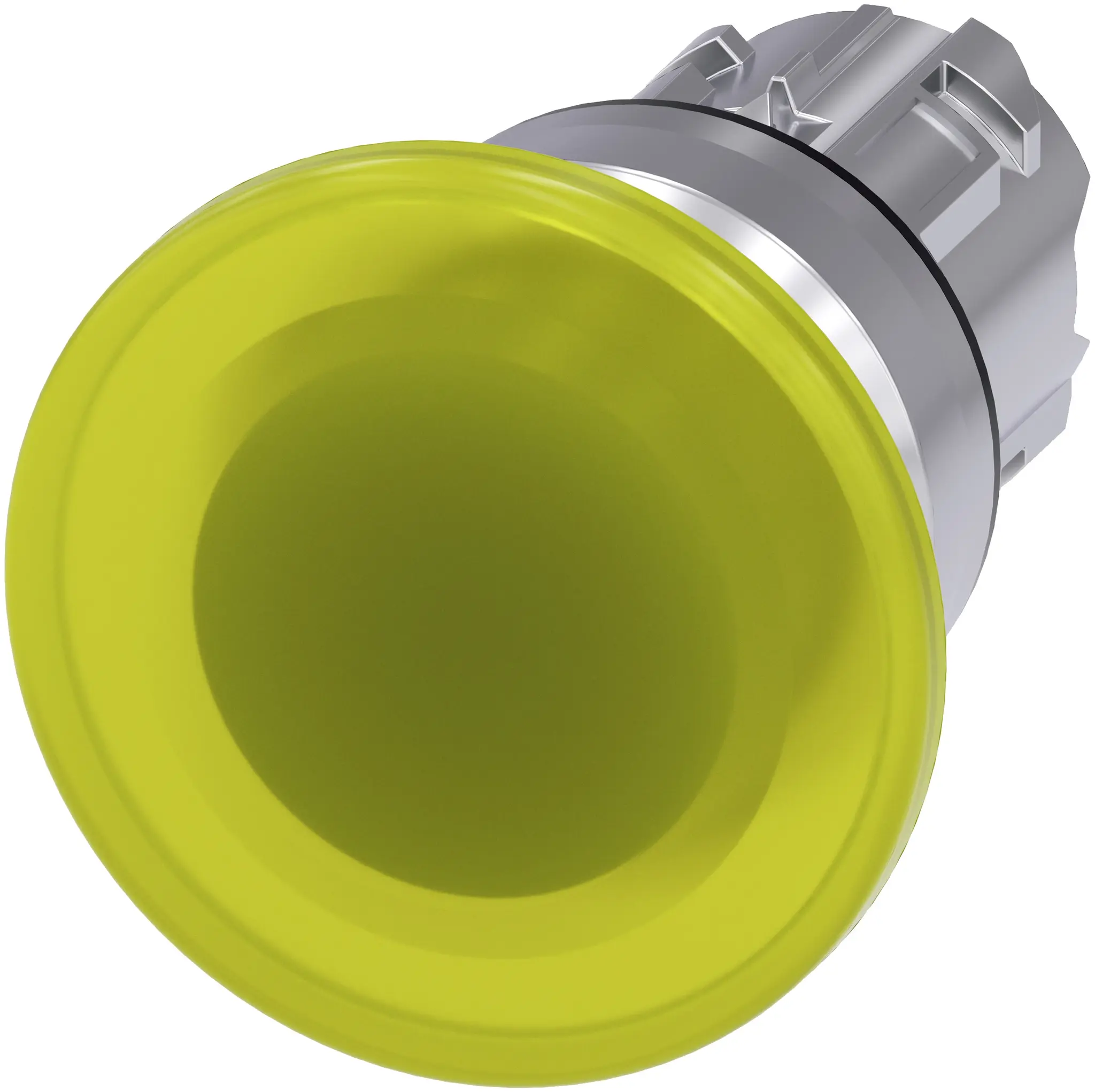 Produktfoto 1 von Siemens SIRIUS ACT Drucktastenkopf Ø 22 mm, Gelb Tastend Rund Rund Kunststoff, IP66