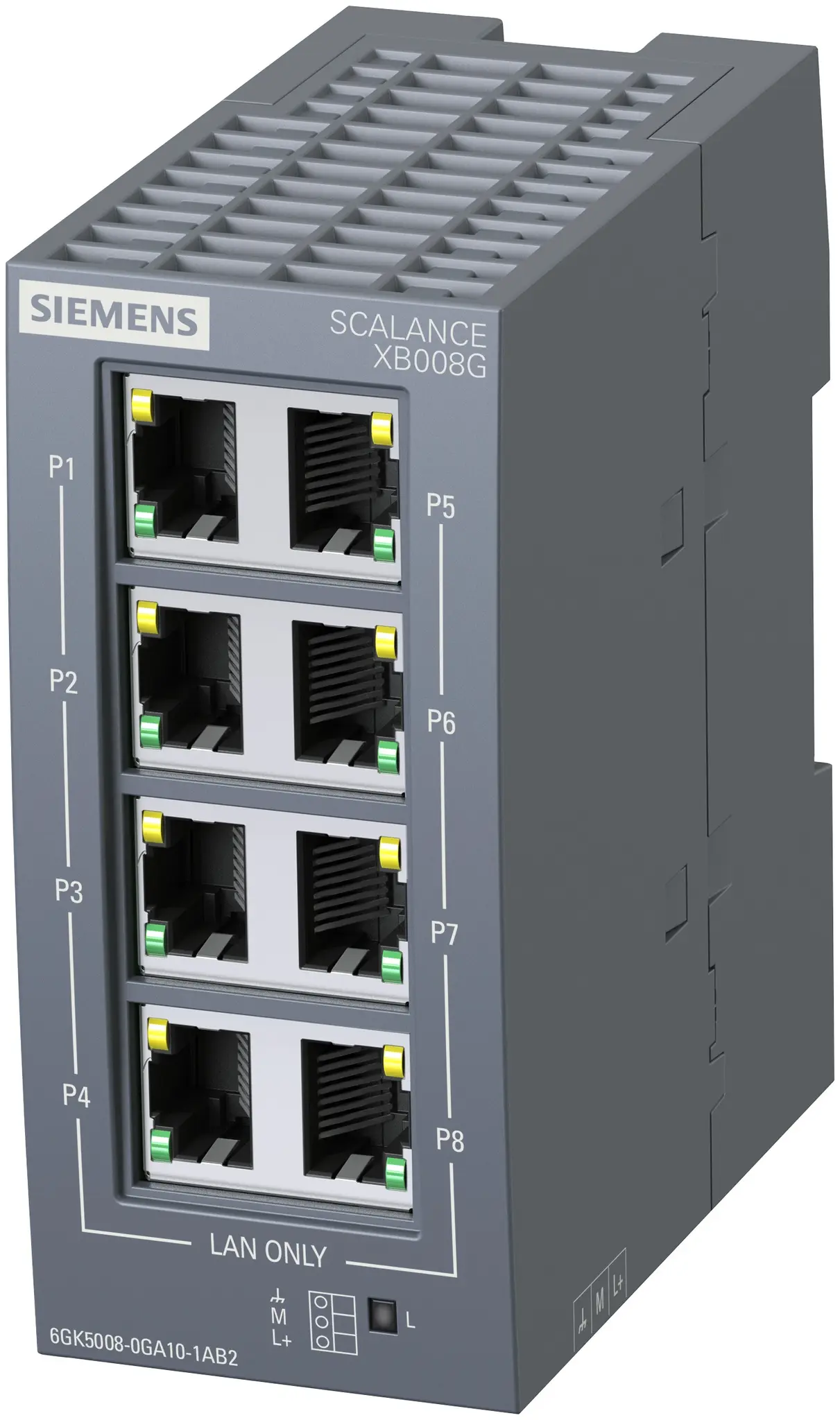 Produktfoto 1 von Siemens für Industrielles Ethernet-Netzwerk 8 x