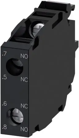 Produktfoto 1 von Siemens SIRIUS ACT 3SU14 Kontaktblock 1 Wechsler 500V ac/dc Schraube