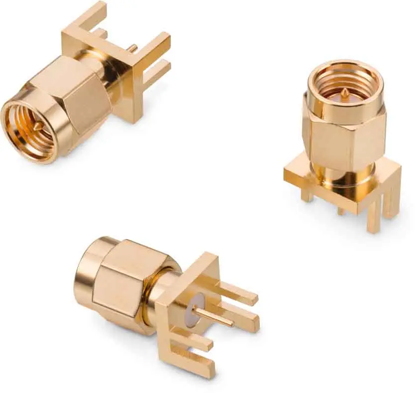 Produktfoto 1 von Wurth Elektronik WR-SMA Stecker Koaxialsteckverbinder SMA-Steckverbinder, Kante, 50 Ω Lot, Standard, Gerade