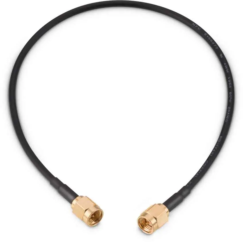 Produktfoto 1 von Wurth Elektronik SMA RG174 Koaxialkabel, Abgeschlossen, 50 Ω, 152.4 mm, Aussen ø 2.7 mm Außen-ø , Weiß