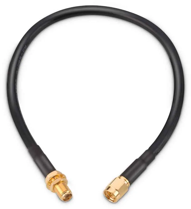 Produktfoto 1 von Wurth Elektronik SMA RG58 Koaxialkabel, Abgeschlossen, 50 Ω, 304.8 mm, Aussen ø 4.95 mm Außen-ø , Weiß