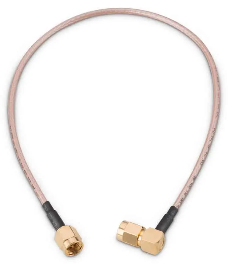 Produktfoto 1 von Wurth Elektronik SMA RG316 Koaxialkabel, Abgeschlossen, 50 Ω, 304.8 mm, Aussen ø 2.49 mm Außen-ø , Weiß