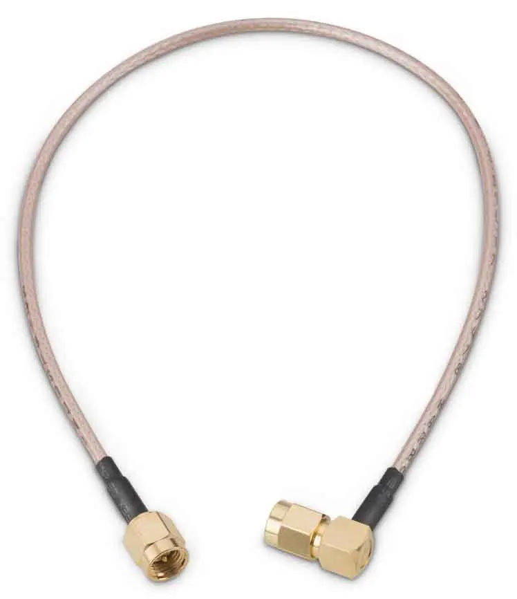Produktfoto 1 von Wurth Elektronik RG316 Koaxialkabel konfektioniert, 50 Ω, 152.4mm, SMA / SMA, Aussen ø 2.49mm, Weiß