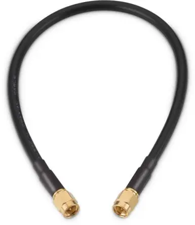 Produktfoto 1 von Wurth Elektronik RG58 Koaxialkabel konfektioniert, 50 Ω, 304.8mm, SMA / SMA, Aussen ø 4.95mm, Weiß