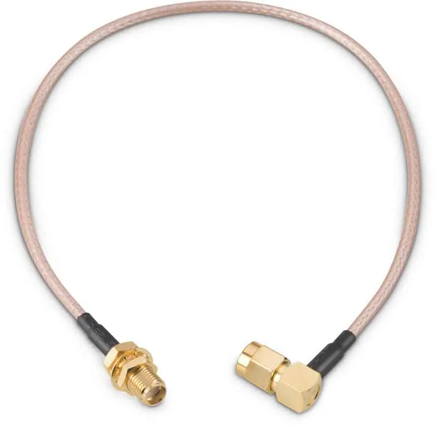 Produktfoto 1 von Wurth Elektronik SMA RG316 Koaxialkabel, Abgeschlossen, 50 Ω, 304.8 mm, Aussen ø 2.49 mm Außen-ø , Weiß