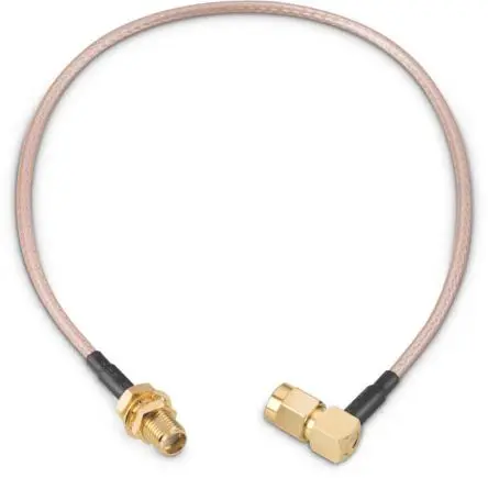 Produktfoto 1 von Wurth Elektronik SMA RG316 Koaxialkabel, Abgeschlossen, 50 Ω, 304.8 mm, Aussen ø 2.49 mm Außen-ø , Weiß