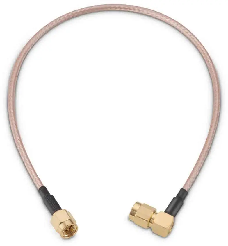 Produktfoto 1 von Wurth Elektronik SMA RG316 Koaxialkabel, Abgeschlossen, 50 Ω, 152.4 mm, Aussen ø 2.9 mm Außen-ø , Weiß