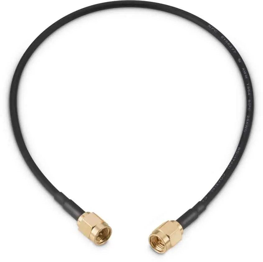 Produktfoto 1 von Wurth Elektronik SMA RG174 Koaxialkabel, Abgeschlossen, 50 Ω, 304.8 mm, Aussen ø 2.7 mm Außen-ø , Weiß