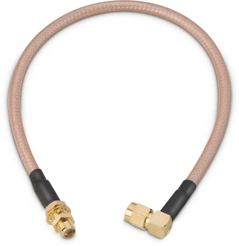 Produktfoto 1 von Wurth Elektronik SMA RG142 Koaxialkabel, Abgeschlossen, 50 Ω, 152.4 mm, Aussen ø 4.95 mm Außen-ø , Weiß