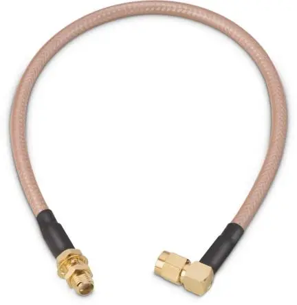 Produktfoto 1 von Wurth Elektronik SMA RG142 Koaxialkabel, Abgeschlossen, 50 Ω, 304.8 mm, Aussen ø 4.95 mm Außen-ø , Weiß