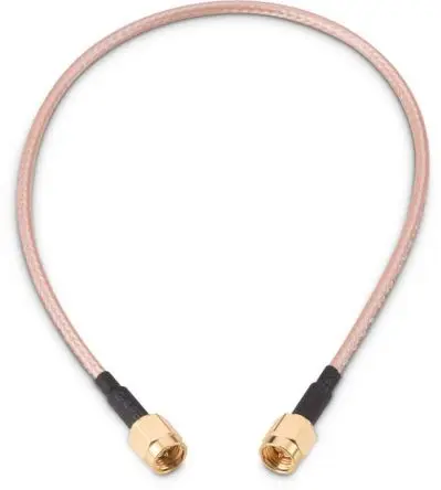 Produktfoto 1 von Wurth Elektronik SMA RG316 Koaxialkabel, Abgeschlossen, 50 Ω, 152.4 mm, Aussen ø 2.9 mm Außen-ø , Weiß
