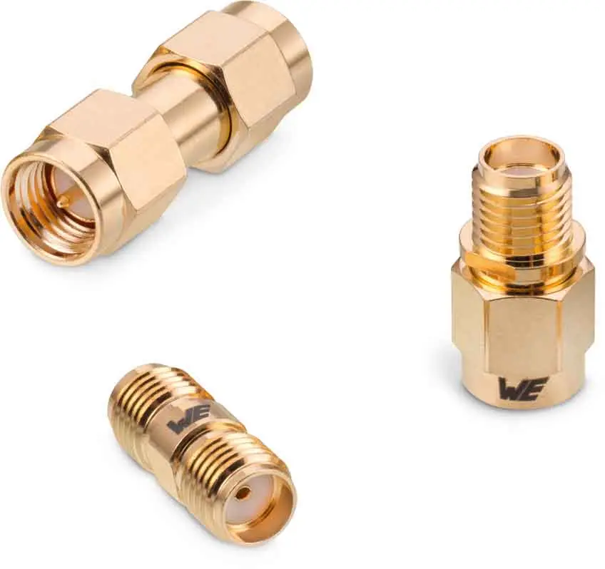 Produktfoto 1 von Wurth Elektronik Koaxadapter, 50 Ω, Gerade, 18 GHz Stecker Stecker, Koaxial Nennspannung