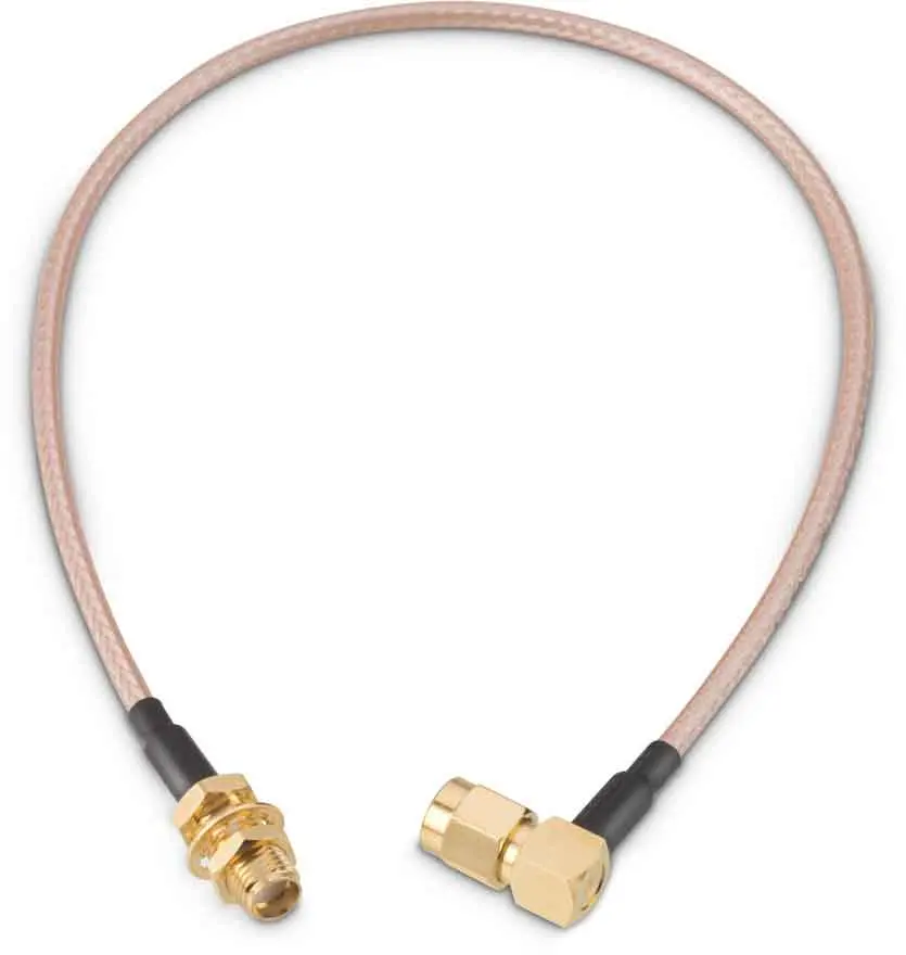 Produktfoto 1 von Wurth Elektronik SMA RG316 Koaxialkabel, Abgeschlossen, 50 Ω, 304.8 mm, Aussen ø 2.9 mm Außen-ø , Weiß