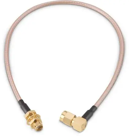 Produktfoto 1 von Wurth Elektronik SMA RG316 Koaxialkabel, Abgeschlossen, 50 Ω, 304.8 mm, Aussen ø 2.9 mm Außen-ø , Weiß