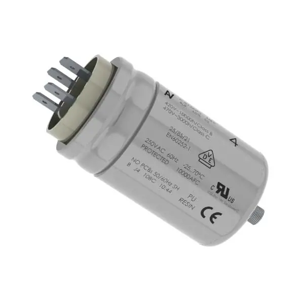 Produktfoto 1 von KEMET C87 Folienkondensator 15μF ±5% / 470V ac, THT Raster 13.4mm