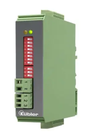 Produktfoto 1 von Kübler Serie FT 1D-1D Frequenz-/Stromwandler 30V dc, 9 V dc 8 → 29 V AUS DIN-Hutschiene