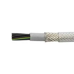 Produktfoto 1 von Alpha Wire CY Steuerkabel, 2-adrig 1mm², 100 m Grau Geschirmt, Polyvinylchlorid
