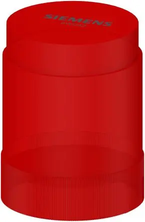 Produktfoto 1 von Siemens SIRIUS LED Blitzlichtelement Dauer-Licht 230V ac/dc Rot Wechselstrom/Gleichstrom IP54, 50 mm x 67 mm