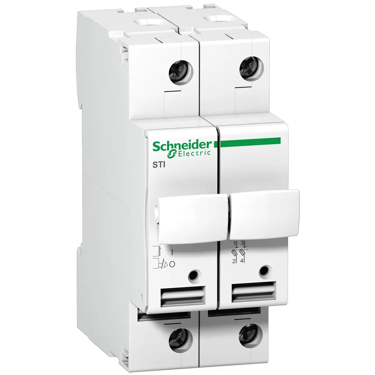 Produktfoto 1 von Schneider Electric STI Sicherungsschalter-Trennschalter / 2-polig offen, 10.3 x 38 mm Sicherungsgröße