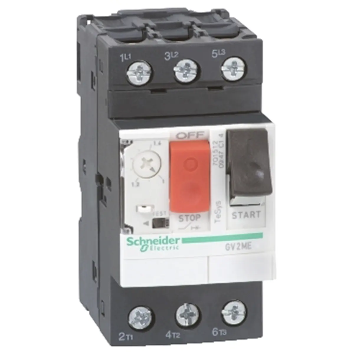 Produktfoto 1 von Schneider Electric TeSys TeSyS GV Motorschutzschalter, 2,5 → 4 A 690 V 89mm x 44.5mm