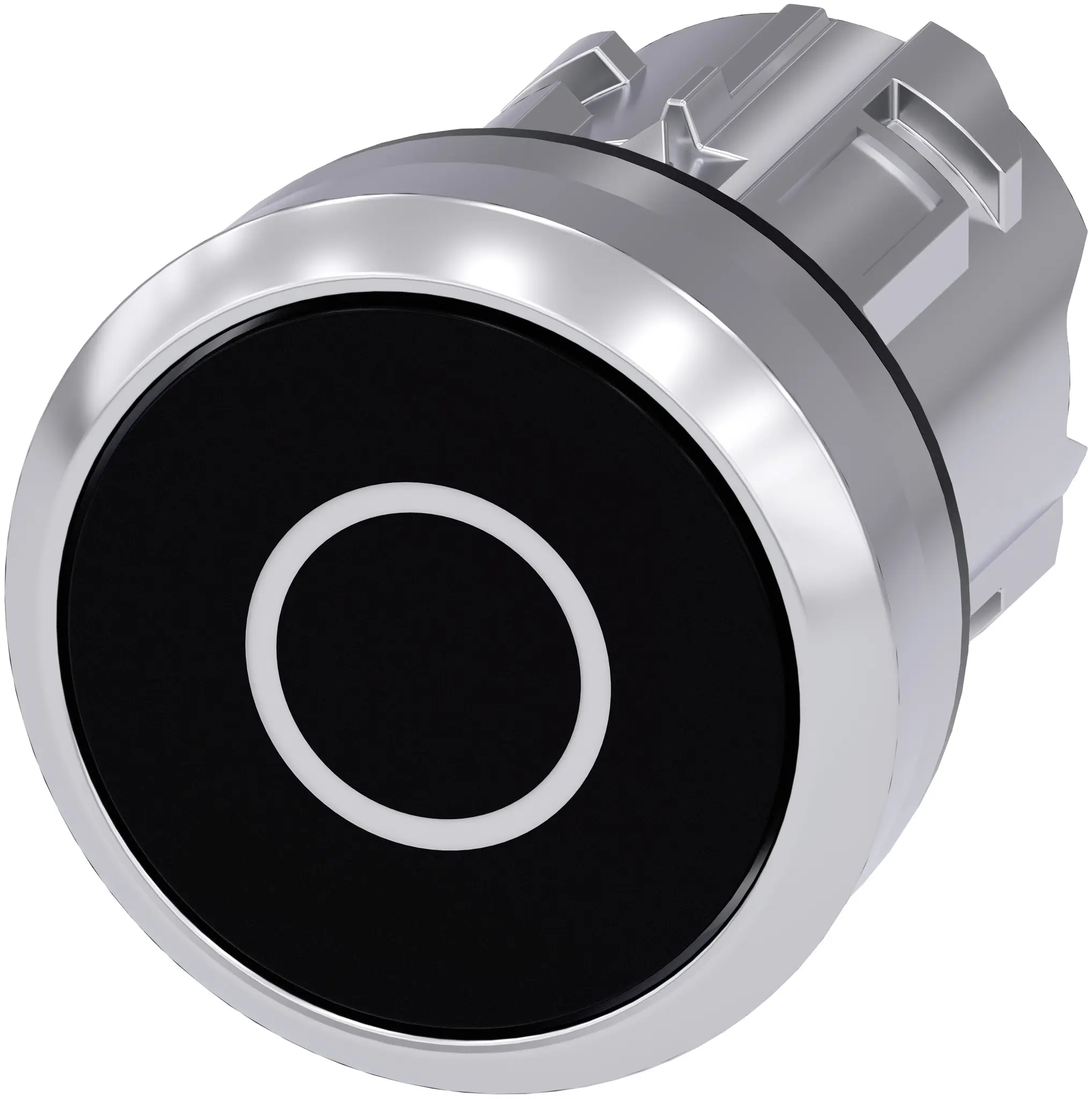 Produktfoto 1 von Siemens SIRIUS ACT Druckschalter Ø 22 mm, Schwarz Tastend Rund Rund Kunststoff, IP66
