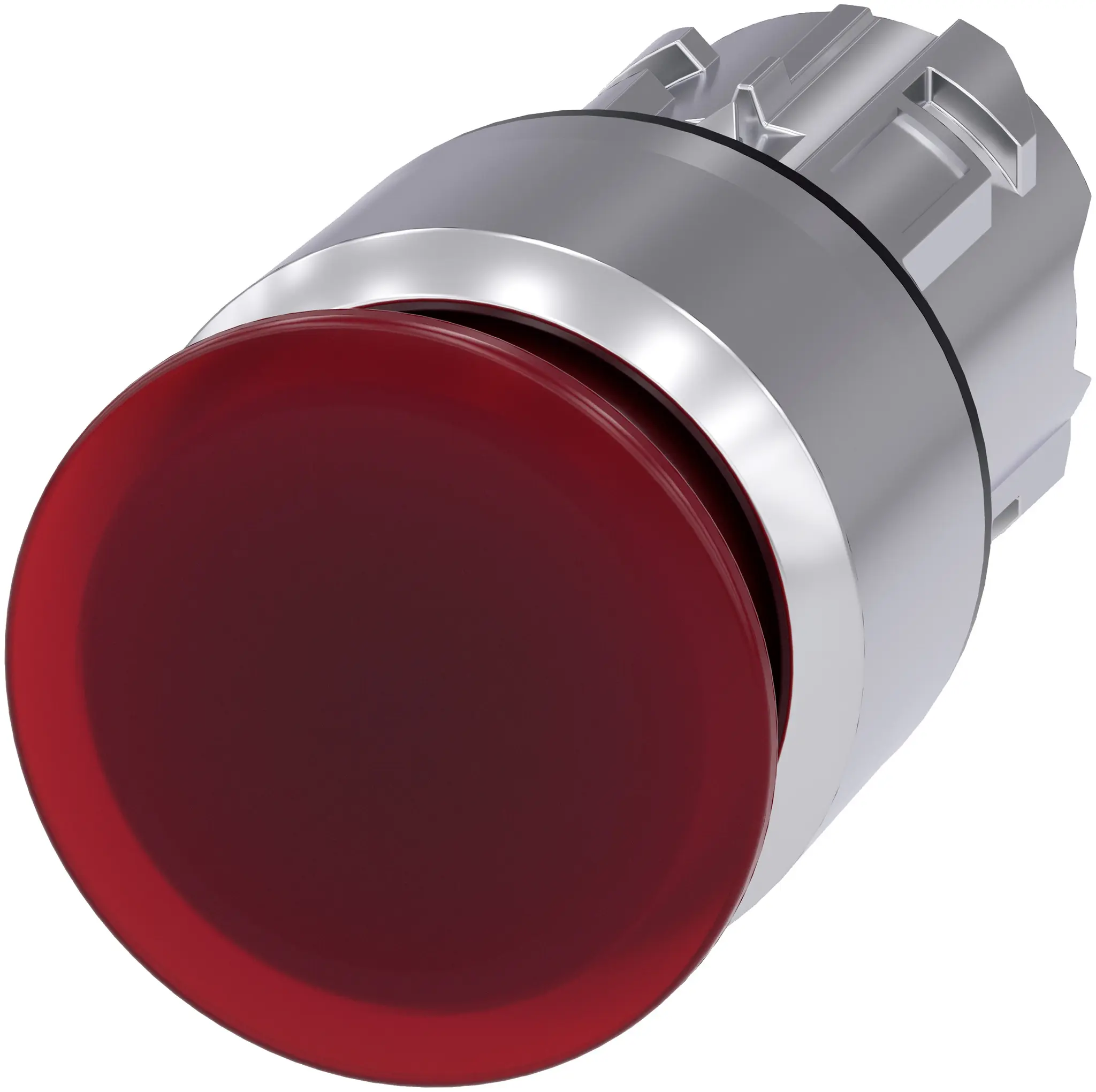 Produktfoto 1 von Siemens SIRIUS ACT Druckschalter Ø 22 mm, Rot Rastend Rund Rund Metall, IP66