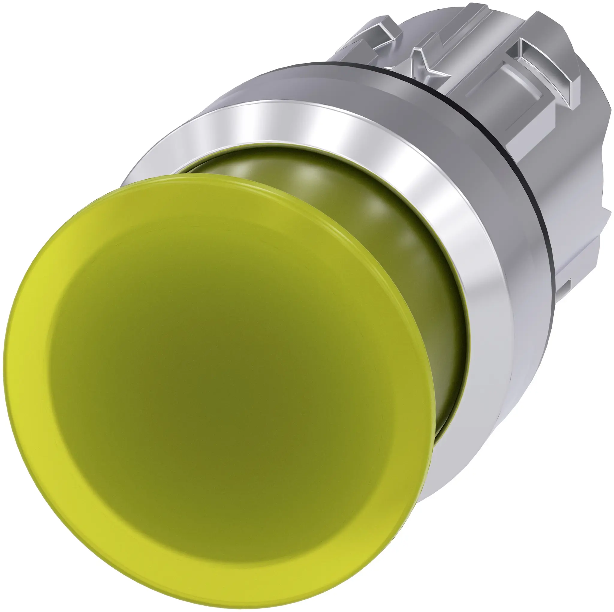 Produktfoto 1 von Siemens SIRIUS ACT Druckschalter Ø 22 mm, Gelb Tastend Rund Rund Metall, IP66