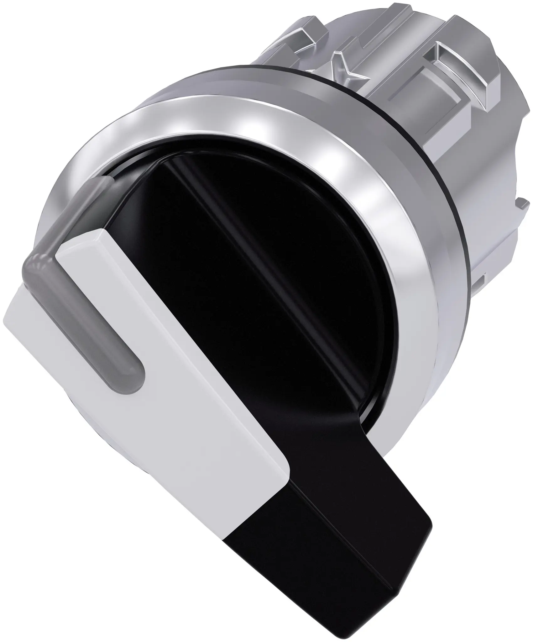 Produktfoto 1 von Siemens SIRIUS ACT 3SU10 Wählschalterkopf Beleuchtet Schwarz 2-Positionen 22mm Langer Griff
