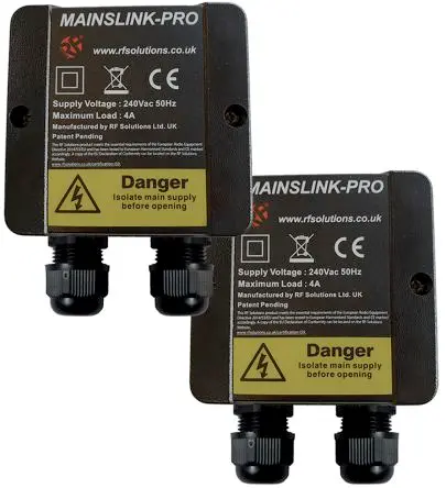 Produktfoto 1 von RF Solutions Fernbedienungssystem 869.5 MHz RF LoRa Spread Spectrum Frequenzsprungverfahren 1 Kanäle 230 V ac