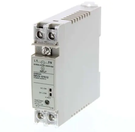 Produktfoto 1 von Omron S8VS Schaltnetzteil 1 12V dc 15 W, DIN-Hutschiene 264V ac
