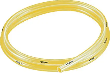Produktfoto 1 von Festo PUN-H-T Druckluftrohr Polyurethan Gelb 10 mm x 50 m bis 10 bar 8048709