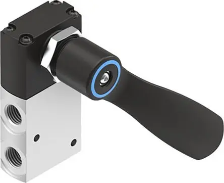 Produktfoto 1 von Festo, Hebel VHEF Pneumatik-Steuerventil, manuell, G G 1/4, Aluminiumlegierung 4165854