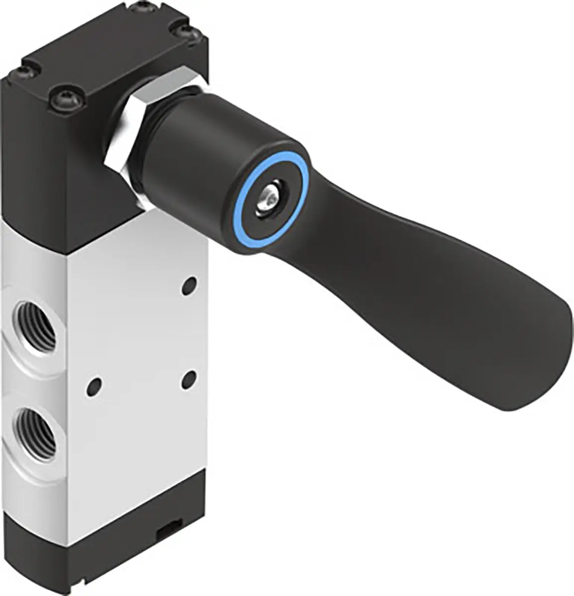 Produktfoto 1 von Festo, Hebel VHEF Pneumatik-Steuerventil, manuell 1/4 in, Aluminiumlegierung 4165856