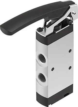 Produktfoto 1 von Festo, Stößel VHEF Pneumatik-Steuerventil, manuell, G G 1/4, Aluminiumlegierung 4500000